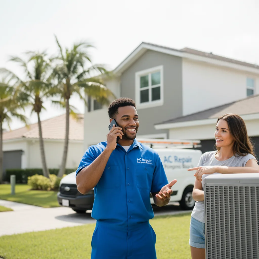 AC Repair Pompano Beach customer support in Armona